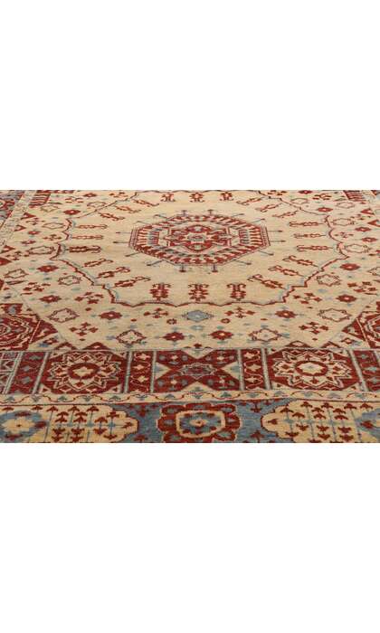 5 x 7 Vintage Turkish Oushak Rug 79260