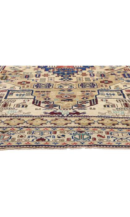 6 x 10 Vintage Turkish Oushak Rug 53225