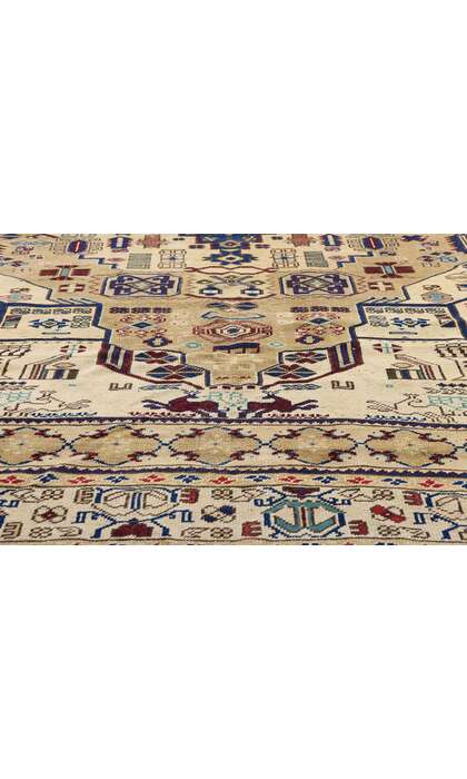 6 x 10 Vintage Turkish Oushak Rug 53225