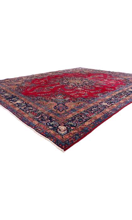 10 x 12 Vintage Persian Mashhad Rug 79261