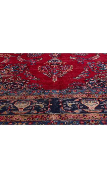 10 x 12 Vintage Persian Mashhad Rug 79261