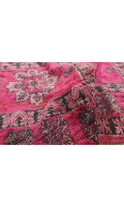 7 x 11 Vintage Pink Boujad Moroccan Rug 79256