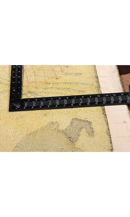 13 x 15 Vintage Sarah Gayle Carter Black Forest Hooked Rug 79239