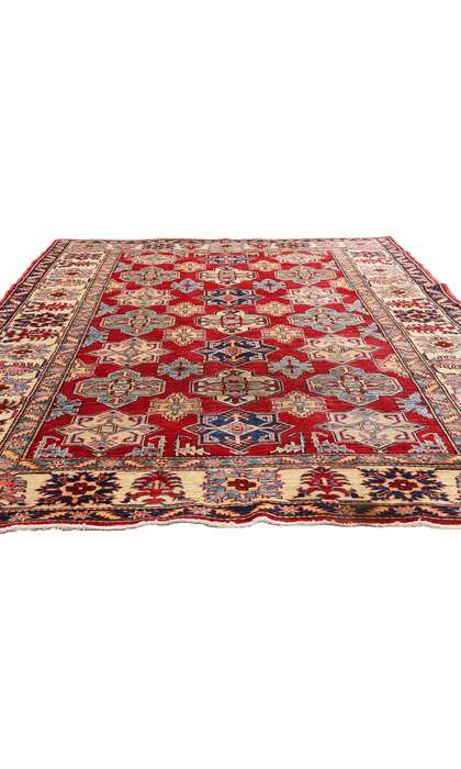 6 x 9 Vintage Pakistani Shirvan Tribal Rug 77532