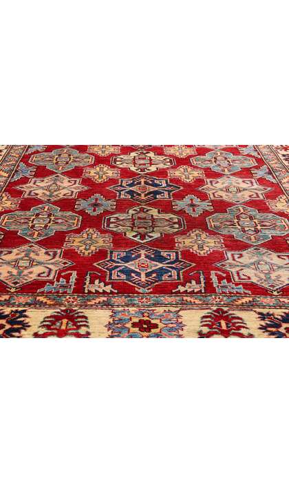 6 x 9 Vintage Pakistani Shirvan Tribal Rug 77532