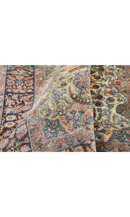 3 x 4 Vintage Turkish Silk Hereke Rug 79238