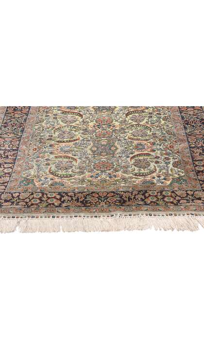 3 x 4 Vintage Turkish Silk Hereke Rug 79238