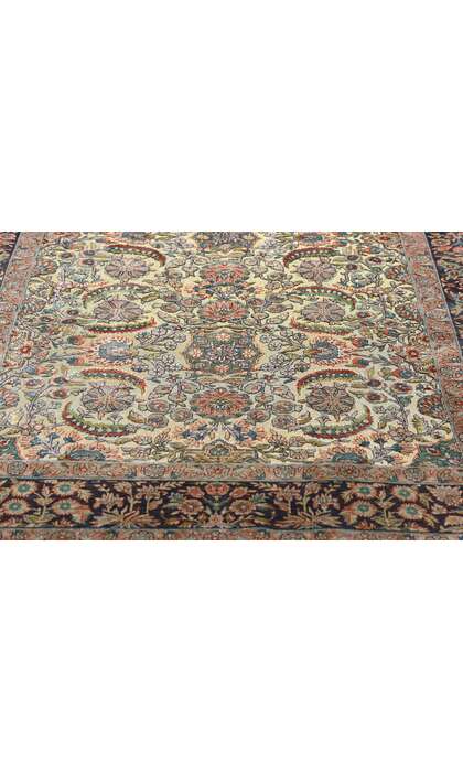 3 x 4 Vintage Turkish Silk Hereke Rug 79238