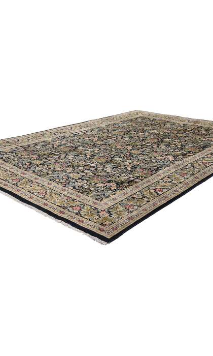 6 x 9 Vintage Pakistani Millefleur Tabriz Rug 79224