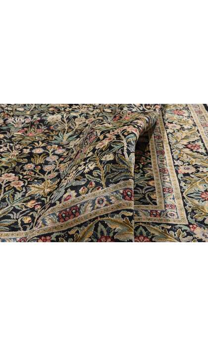 6 x 9 Vintage Pakistani Millefleur Tabriz Rug 79224