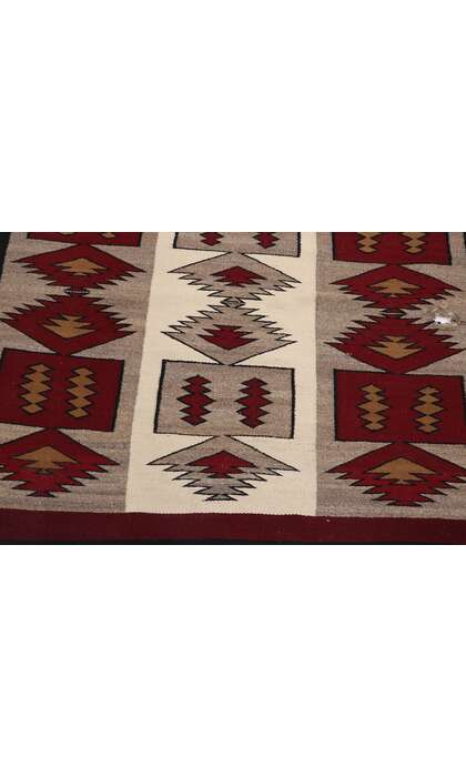 3 x 3 Antique Teec Nos Pos Navajo Rug 78134
