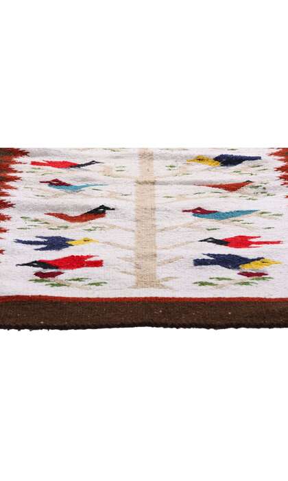 2 x 3 Vintage Tree of Life Navajo Rug 79257
