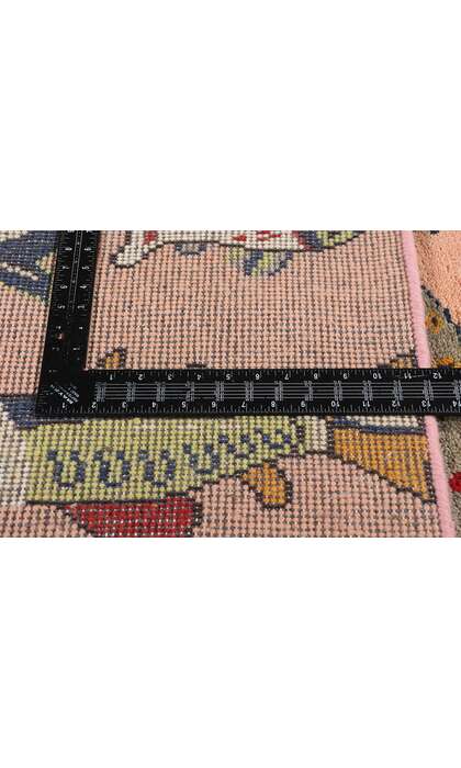 8 x 10 Vintage Turkish Sivas Fish Rug 79212