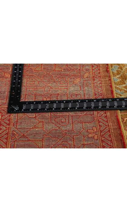 9 x 11 Vintage Turkish Oushak Rug 79248