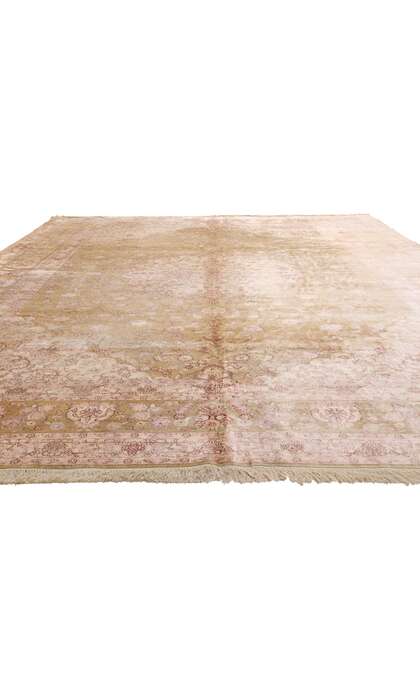 10 x 14 Vintage Turkish Silk Hereke Rug 76935