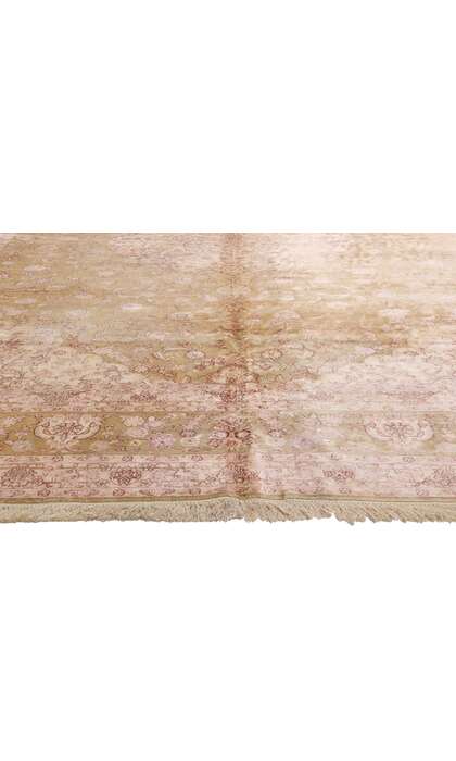 10 x 14 Vintage Turkish Silk Hereke Rug 76935