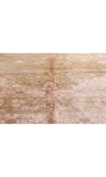 10 x 14 Vintage Turkish Silk Hereke Rug 76935