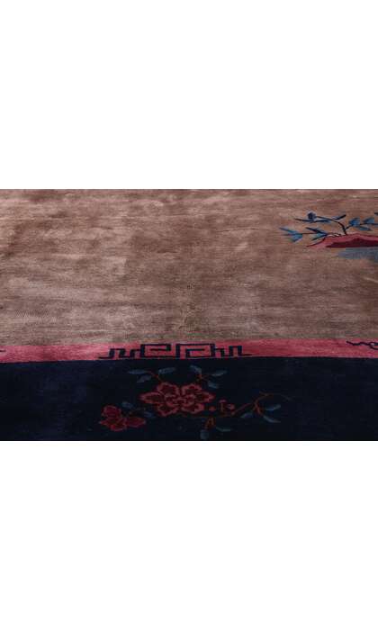 9 x 11 Antique Chinese Art Deco Rug 79268
