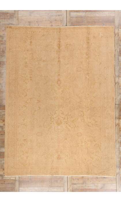 9 x 13 Antique Turkish Oushak Rug 71910