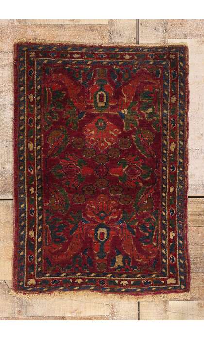 2 x 3 Antique Persian Borchelou Hamadan Rug 79271