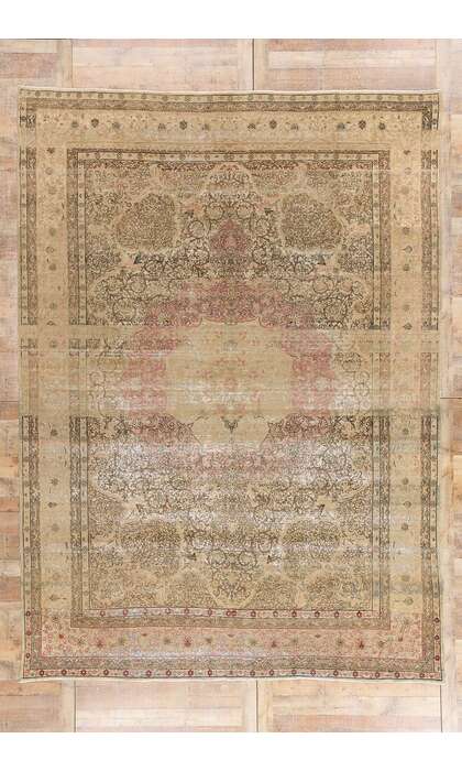 9 x 13 Late 19th Century Antique Persian Kermanshah Rug 72742