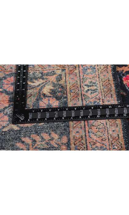 3 x 16 Distressed Antique Persian Lilihan Rug 79277