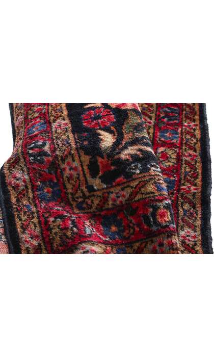 3 x 16 Distressed Antique Persian Lilihan Rug 79277