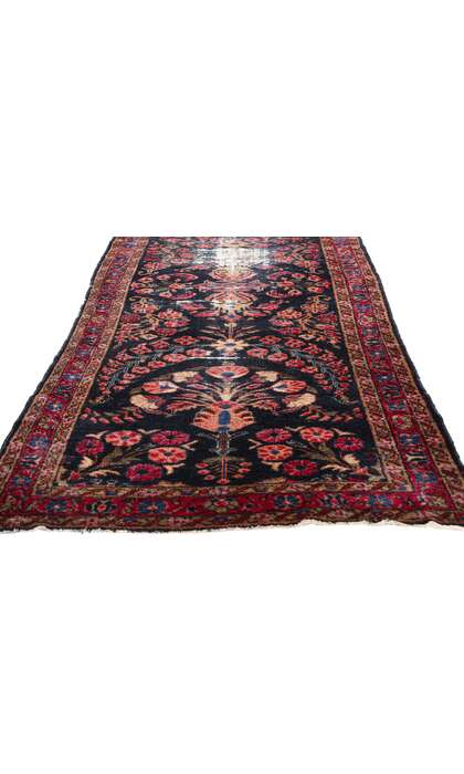 3 x 16 Distressed Antique Persian Lilihan Rug 79277