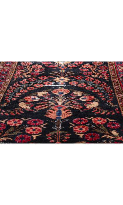 3 x 16 Distressed Antique Persian Lilihan Rug 79277