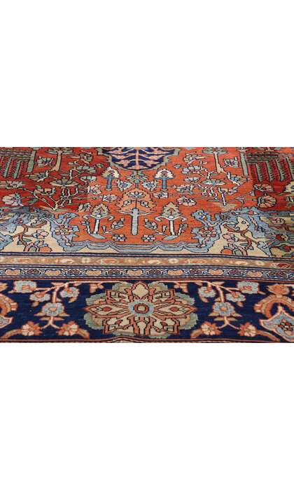 9 x 13 Late 19th Century Antique Persian Sarouk Farahan Rug 73477