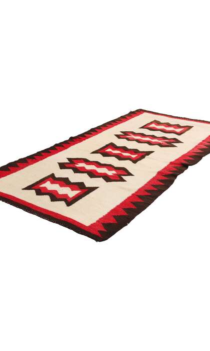 3 x 5 Antique Ganado Navajo Rug 79286