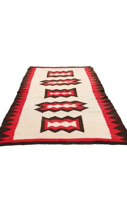 3 x 5 Antique Ganado Navajo Rug 79286
