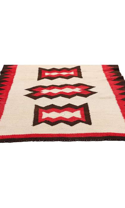 3 x 5 Antique Ganado Navajo Rug 79286