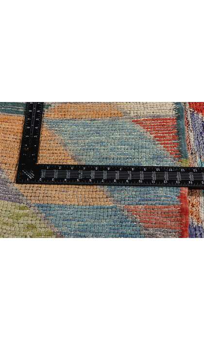 10 x 12 Modern Abstract Colorful Beni Mrirt Moroccan Rug 21171