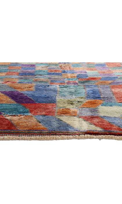 10 x 12 Modern Abstract Colorful Beni Mrirt Moroccan Rug 21171