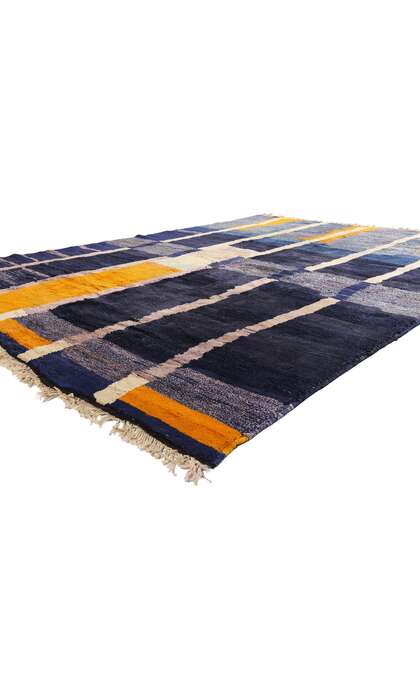 10 x 13 Modern Abstract Beni Mrirt Moroccan Rug 21641