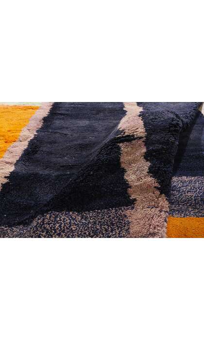 10 x 13 Modern Abstract Beni Mrirt Moroccan Rug 21641