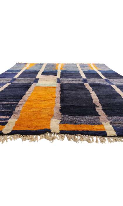 10 x 13 Modern Abstract Beni Mrirt Moroccan Rug 21641