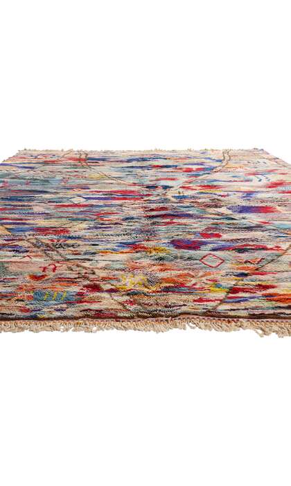 10 x 13 Modern Beni Mrirt Moroccan Rug 21155