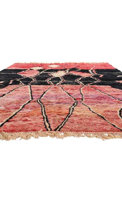 10 x 13 Modern Beni Mrirt Moroccan Rug 21648