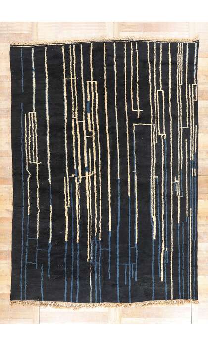 10 x 14 Modern Beni Mrirt Moroccan Rug 21646