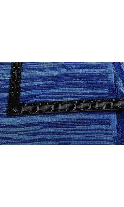 12 x 14 Modern Blue Beni Mrirt Moroccan Rug 21168