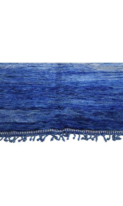 12 x 14 Modern Blue Beni Mrirt Moroccan Rug 21168