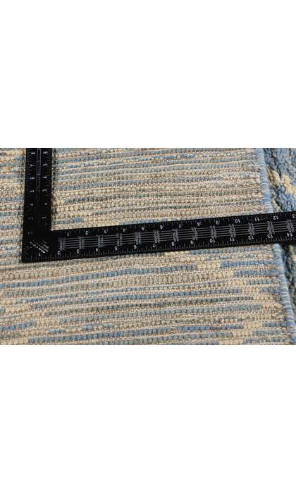 10 x 14 Modern Blue Moroccan Rug 80642