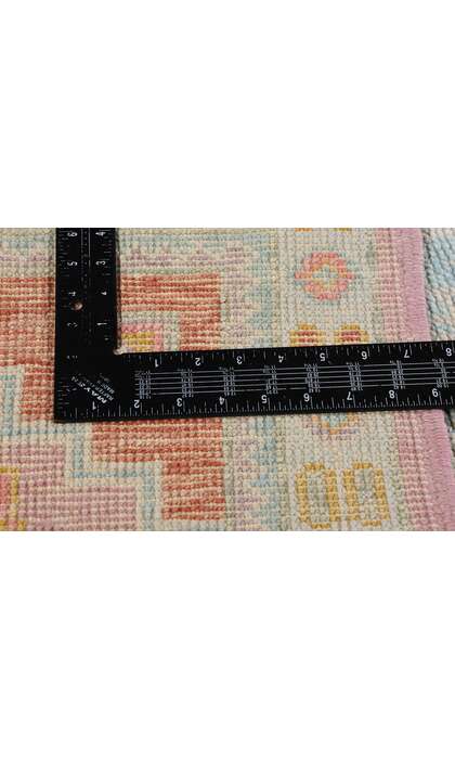 3 x 14 Modern Colorful Turkish Oushak Rug 54009