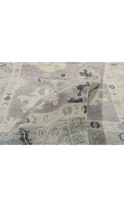 5 x 7 Modern Gray Turkish Oushak Rug 54010