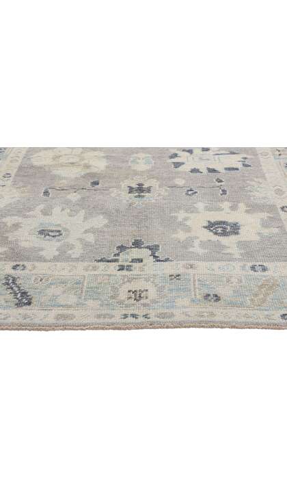 5 x 7 Modern Gray Turkish Oushak Rug 54010