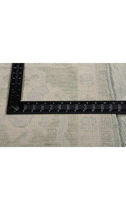 8 x 10 Modern Light Green Turkish Oushak Rug 54005