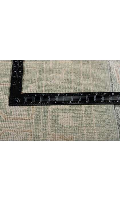8 x 10 Light Green Turkish Oushak Rug 54006
