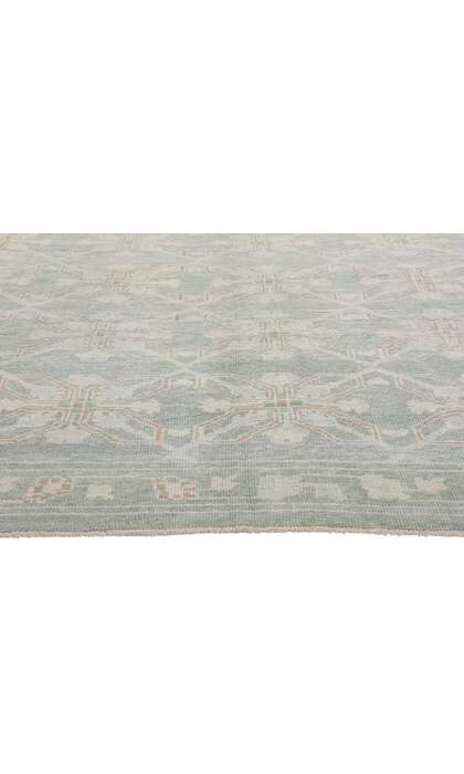 8 x 10 Light Green Turkish Oushak Rug 54006